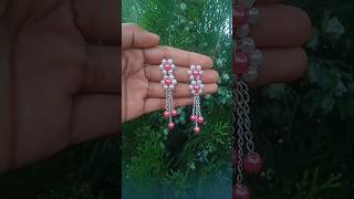 DIY beautiful earrings ## 🤩💖💕 ##  handmade earrings #diy #handmade #shorts #youtubeshorts