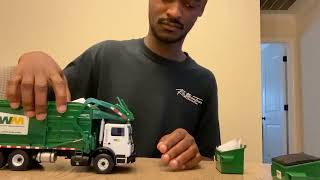 Waste Management first gear garbage truck!