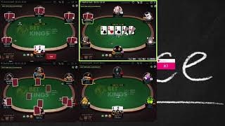 Poker is fun when you are winning! GG Poker NL50 Rush & Cash - Play and explain (4tables) ep. 26