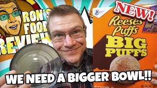 NEW!! REESE'S PUFFS BIG PUFFS!! TASTE AND REVIEW!!