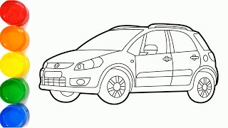 Menggambar Suzuki SX 4