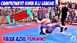 Jiu Jitsu - Final - Luiza "Tretinha" x Mikaele Damaceno - Campeonato Kvra BJJ League - Feminino