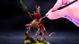 Comment Peindre Le Seigneur Griffarque Sur Ronge Bete Pour Age Of Sigmar ?