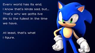 Dubbing Over Sonic Quotes With Four Sonic Voices