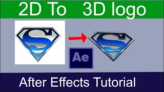 Convert 2D Logo To 3D In After Effects