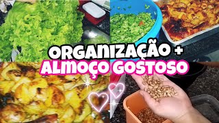 ORGANIZAÇÃO DA COZINHA+ALMOÇO SIMPLES E GOSTOSO|casinha da Ana Paula