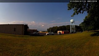 Body Camera Footage: Officer arrives on scene, gets hoisted onto roof before Trump rally sho...