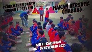 Makan Bersama Perkemahan Sabtu Minggu | SMPN 1 Kapongan | Tahun 2023 | Persami | Bagian 7