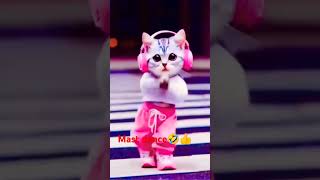 cute cat funny dance video 😹 || #funny #funnydance #ytshort #shortfeed #youtubeshorts  #shortviral