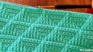 Unique Very Easy Crochet sewing pattern baby blanket for beginners