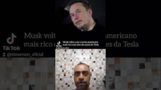 Musk volta a ser o norte-americano mais rico com alta das ações da Tesla