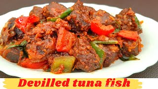 Devilled Tuna #Fish Recipe in Tamil/ Soorai meen devilled / சூரை மீனை ஒரு முறை இப்படி செய்து பாருங்க