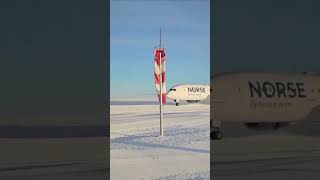 Norse airlines making history landing the 787 in #antarctica