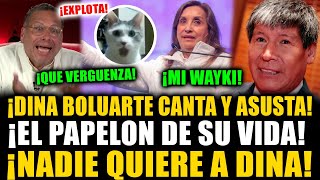 LA BOTAN! DINA BOLUARTE CANTA DE TERROR Y LA MANDAN A CALLAR ¡PHILLIP QUEDA EN SHOCK!