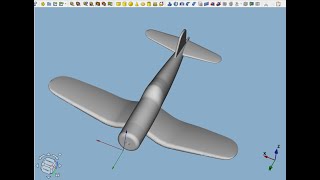 FreeCAD.#32. Модель истребителя  F4U.Часть 1.  Верстак "Изогнутые формы" (Curved Shapes).