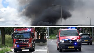 [Großbrand in Eygelshoven (NL)] Feuerwehr Süd-Limburg auf Einsatzfahrt