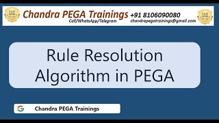 Rule Processing in PEGA||New batch- Oct 16, 2024||Call/WApp+ 91 8106090080 for REAL Time #pega