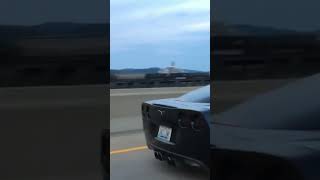 2009 C6 Corvette Downshifts and Launch