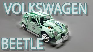 Volkswagen Beetle race car lego 1:14 Speed build 2/2