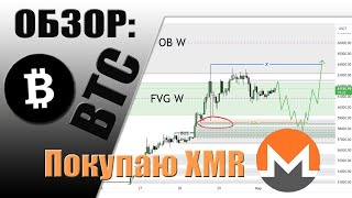 БИТКОИН ОБЗОР 01.03.24  Поиск точек входа.. В Портфель Бомжа покупаю XMR