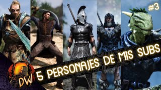 5 Personajes Enviados Por la comunidad para Skyrim 🐲⚡