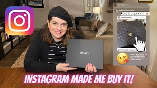 INSTAGRAM MADE ME BUY IT!  Chanel Unboxing and first impressions