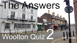 Woolton Quiz 2 Answers