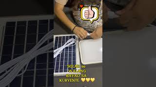 Unboxing Solar SQUARE CEILING LIGHT - Libre Pala To Sa Kuryente! l Smart Solar