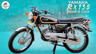 Yamaha Rx135 Black & Gold Glassy Finish • PaintingFromCm