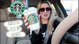 Letting Starbucks Baristas Pick my Drinks for a Week