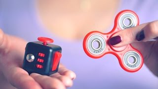 ASMR/Whisper. Fidget Cube & Fidget Spinner