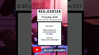 Live on Thursday 5/18 @ 6:30pm PST 💥💥💥 #LiveStream #RecCenter #Flier #Shorts