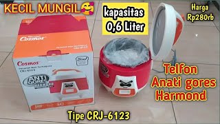 magic com COSMOS tipe CRJ-6123 ukuran 0,8 Liter anti gores harmond