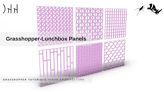 Grasshopper Lunchbox Panels