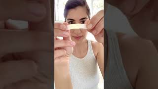 Quick & Easy Eyebrow Wax #eyebrows #brows #eyebrowtutorial #browwax  #waxingathome #eyebrowwaxing