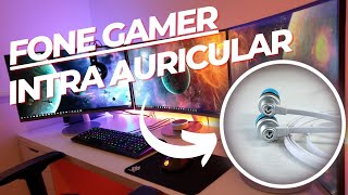 O MELHOR FONE De Ouvido GAMER Intra-Auricular - Review LOGITECH G333 Com Fio (Áudio e Mic INCRÍVEL)