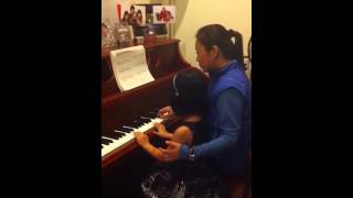 Piano lesson 1