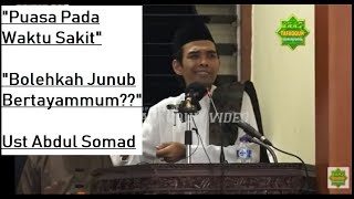 Bagaimana Sakit Lambung Puasa? | Bolehkah Junub Tayammum? | Ustadz Abdul Somad Lc. MA