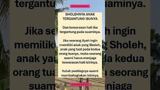 Sholehnya Anak Tergantung ibunya #videoshort #motivasi #katakatabijak #quotes #