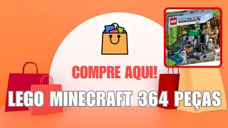 BLOCO DE MONTAR LEGO MINECRAFT 364 PEÇAS