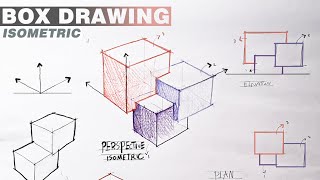 لماذا رسم ال boxing  مهم  للمعماري؟ | تكوينات هندسية | Box Drawing