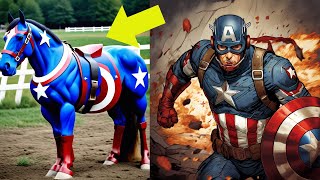 AVENGERS But SUPER HORSE VENGERS 🐎 All Characters (Marvel & Avenger) 2024