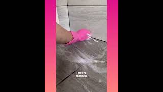 🤩 Jabona y Deja Brillante el Piso del Baño de esta Manera / Limpia Conmigo 💕 Clean With me