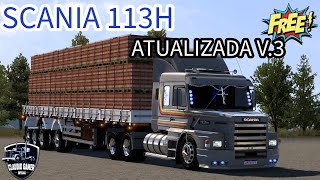 Atualização e Download Scania 113H v.3 Free No Cavalo/ Carroceria  Ets2 1.50