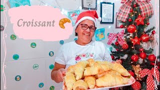 PÃO CROISSANT DE UM JEITO BEM SIMPLES DE FAZER 🥐