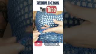 Blusa a #crochet en mi canal #ganchillo #crochetpattern