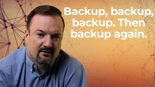 How do I backup my important files? Cybersecurity Tip