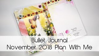 Bullet Journal Nov 2018 | Autumn Fairy | Plan With Me | Creation in Between