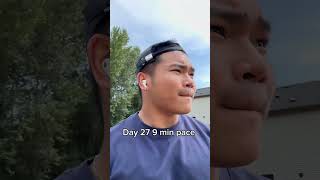 Running a mile everyday for 30 days. Day 27