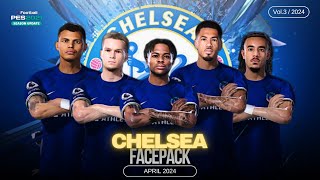 Chelsea Facepack Update Vol.3 Efootball Pes 2021 & Footballlife 2024 (SIDER&CPK) PC